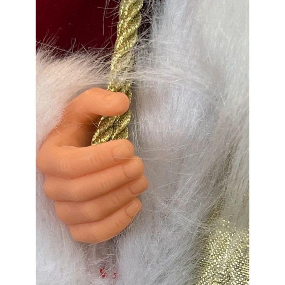 Wine Santa Claus Figurine 15.5" Christmas Standing Decor - Picture 10 of 11